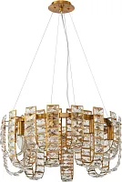 Люстра подвесная Umiko 2172/05/08P Stilfort прозрачная на 8 ламп, основание бронзовое в стиле современный Люстра подвесная Umiko 2172/05/08P Stilfort прозрачная на 8 ламп, основание бронзовое в стиле современный